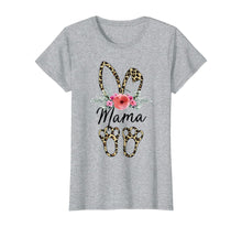 Load image into Gallery viewer, Mother's Day Easter Gifts For Mama Leopard Bunny Floral TShirt383833