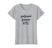 Load image into Gallery viewer, Funny shirts V-neck Tank top Hoodie sweatshirt usa uk au ca gifts for Girlfriend Fiancee Wife Shirt, Newly Married Wifey Gifts 1755006