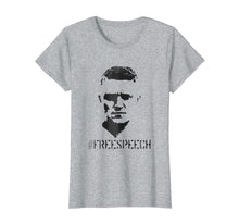 Load image into Gallery viewer, Hashtag Free Speech Free Tommy Silhouette Uk Justice Tees