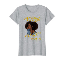 Load image into Gallery viewer, A Queen Was Born in March 1965 55th Birthday Gifts T-Shirt-2298075