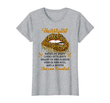 Load image into Gallery viewer, Women Gifts Hairstylist Hated By Many Leopard Lips T-Shirt-1567756
