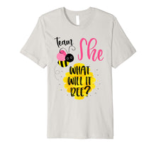 Load image into Gallery viewer, Funny shirts V-neck Tank top Hoodie sweatshirt usa uk au ca gifts for Gender Reveal Team SHE Shirt Girl What Will It Bee or He Tee Premium T-Shirt 2641485

