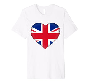 Funny shirts V-neck Tank top Hoodie sweatshirt usa uk au ca gifts for I Love United Kingdom UK T-Shirt | British Flag Heart Outfit 2253053