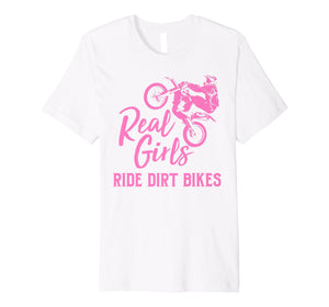 Funny shirts V-neck Tank top Hoodie sweatshirt usa uk au ca gifts for Real Girls Ride Dirt Bikes Shirt | Funny Motocross Gift 721584