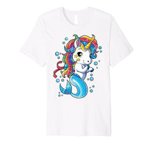 Load image into Gallery viewer, Funny shirts V-neck Tank top Hoodie sweatshirt usa uk au ca gifts for Unicorn Mermaid Mermicorn T Shirt Girls Kids Rainbow Gifts 1709953
