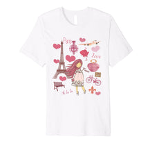 Load image into Gallery viewer, Funny shirts V-neck Tank top Hoodie sweatshirt usa uk au ca gifts for Take Me To Paris Eiffel Tower Distressed Paris T Shirt 605853
