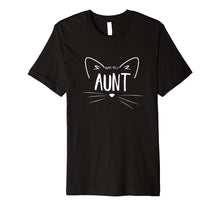 Load image into Gallery viewer, Funny shirts V-neck Tank top Hoodie sweatshirt usa uk au ca gifts for Purr fect Aunt Perfect Auntie Cat Kitty Lover Shirt 1292151
