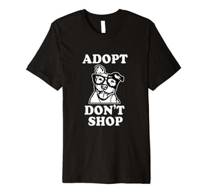 Funny shirts V-neck Tank top Hoodie sweatshirt usa uk au ca gifts for Adopt don't shop shirt - Pitbull Awareness T-shirt - Rescue 1105637