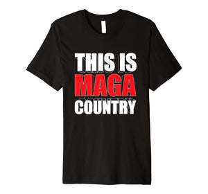 Funny shirts V-neck Tank top Hoodie sweatshirt usa uk au ca gifts for This is Maga Country Trump Fake News Hoax Red Pill 2020 Race Premium T-Shirt 1333071