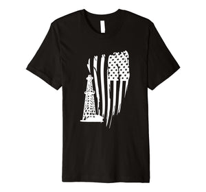 Funny shirts V-neck Tank top Hoodie sweatshirt usa uk au ca gifts for OILFIELD AMERICAN FLAG T-SHIRT OIL RIG SHIRT PREM 116797