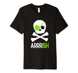Funny shirts V-neck Tank top Hoodie sweatshirt usa uk au ca gifts for St. Patricks Day Shirt Irish Pirate Skull and Cross bones 2285441