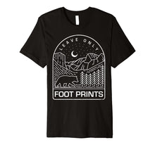 Load image into Gallery viewer, Funny shirts V-neck Tank top Hoodie sweatshirt usa uk au ca gifts for Leave Only Foot Prints Nature Shirt 1619629

