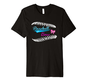 Funny shirts V-neck Tank top Hoodie sweatshirt usa uk au ca gifts for Baseball Gender Reveal Team-Baseball or Bow Party Team Shirt 2644181