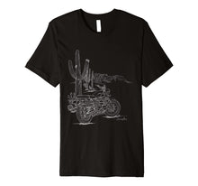 Load image into Gallery viewer, Funny shirts V-neck Tank top Hoodie sweatshirt usa uk au ca gifts for Zonaphix Desert Bike Shirt - Scrambler - White Art 2032837
