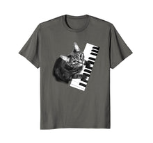 Load image into Gallery viewer, Funny shirts V-neck Tank top Hoodie sweatshirt usa uk au ca gifts for Piano Cat Tee Shirt-Music Lover Piano Tee- Cat Tshirt 1176325
