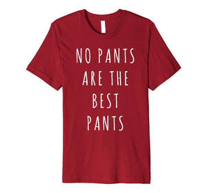 Funny shirts V-neck Tank top Hoodie sweatshirt usa uk au ca gifts for No Pants Are The Best Pants Shirt Funny Saying For Lazy Days 252876