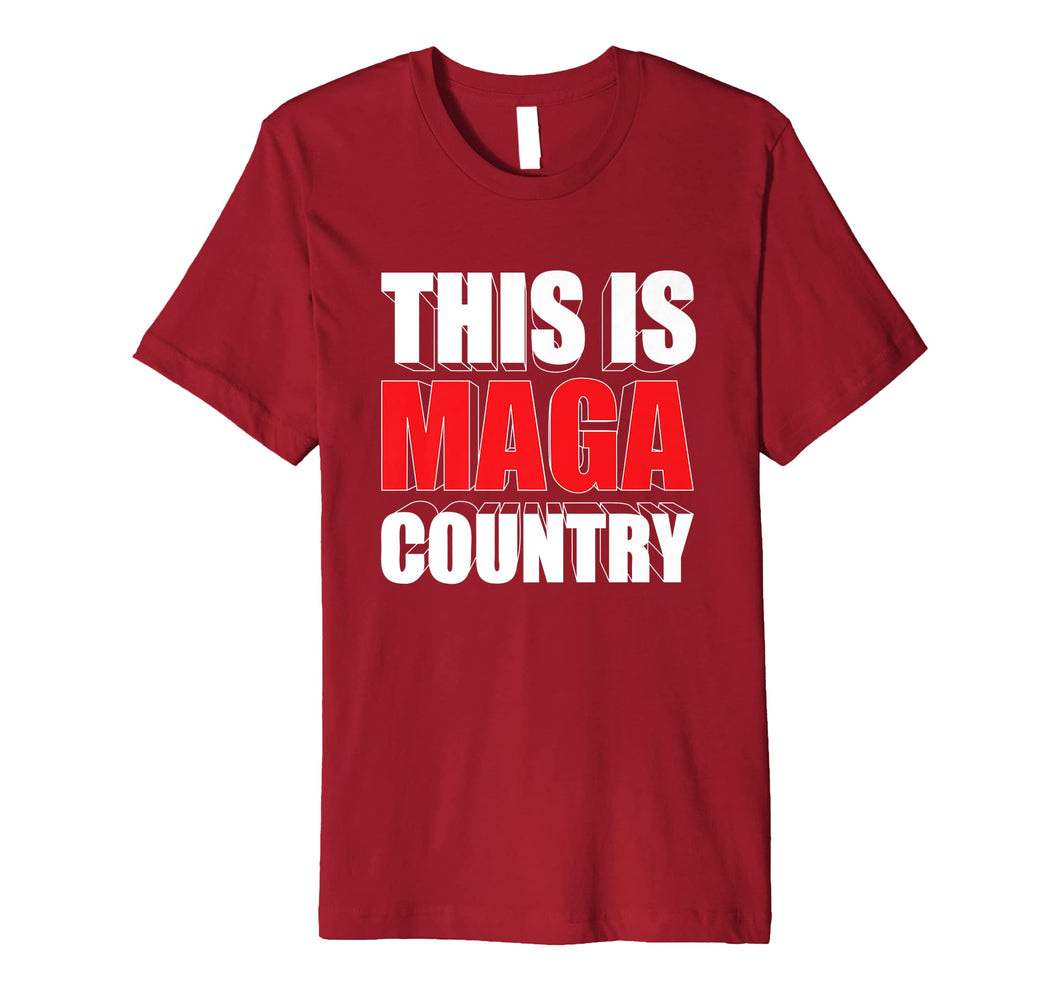 Funny shirts V-neck Tank top Hoodie sweatshirt usa uk au ca gifts for This is Maga Country Trump Fake News Hoax Red Pill 2020 Race Premium T-Shirt 1333071