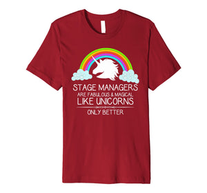 Funny shirts V-neck Tank top Hoodie sweatshirt usa uk au ca gifts for Stage Manager Shirt for Women Men & Assistant SM Unicorn 2063196