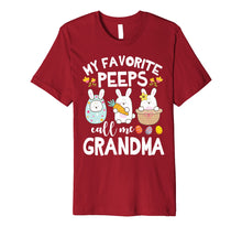 Load image into Gallery viewer, Funny shirts V-neck Tank top Hoodie sweatshirt usa uk au ca gifts for My Favorite Peeps Call Me Grandma Bunny Happy Easter Shirt 2941726
