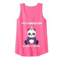 Load image into Gallery viewer, Pandicorn Costume I&#39;m a Pandacorn in a Human Costume Funny Tank Top

