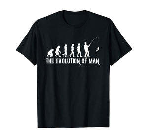 THE EVOLUTION OF FISHERMEN OR MEN FUNNY FISHING LOVER GIFT T-Shirt