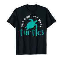 Load image into Gallery viewer, Turtle For Girls Who Love Turtles Gift Diving Ocean Present T-Shirt
