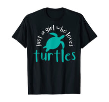 Load image into Gallery viewer, Funny shirts V-neck Tank top Hoodie sweatshirt usa uk au ca gifts for Turtle For Girls Who Love Turtles Gift Diving Ocean Present T-Shirt 178751
