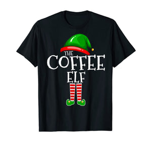 The Coffee Elf Group Matching Family Christmas Gifts T-Shirt