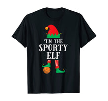 Load image into Gallery viewer, Funny shirts V-neck Tank top Hoodie sweatshirt usa uk au ca gifts for I'm The Sporty Elf Basketbal Christmas Matching Family Gift T-Shirt 951730
