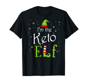 Funny shirts V-neck Tank top Hoodie sweatshirt usa uk au ca gifts for I'm The Keto Elf Christmas Gift Idea Xmas Family T-Shirt 405390