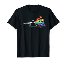 Load image into Gallery viewer, Funny shirts V-neck Tank top Hoodie sweatshirt usa uk au ca gifts for The TShirt Wall Prism Refraction Pink Rainbow Poke Floyd Mon T-Shirt 91505
