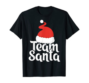 Team Santa Tshirt Christmas Family Matching Pajama T-Shirt