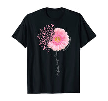 Load image into Gallery viewer, Daisy Dandelion Faith Hope Love Breast Cancer Awareness T-Shirt 91523
