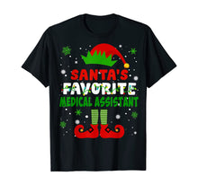 Load image into Gallery viewer, Funny shirts V-neck Tank top Hoodie sweatshirt usa uk au ca gifts for Santa&#39;s Favorite Medical Assistant Cute Christmas Gifts T-Shirt 431184
