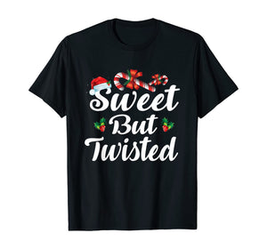 Sweet But Twisted Christmas Candy Canes Tee Xmas Holidays T-Shirt