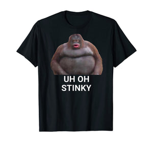 Uh Oh Stinky Poop Dank Memes Le Monke T-Shirt