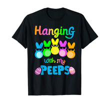 Load image into Gallery viewer, Hanging With My Peeps Shirt Colorful Bunny Easter day Gifts TShirt406135
