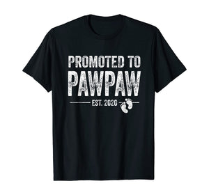 Promoted To Pawpaw 2020 Vintage Announcement Pregnancy TShirt450630