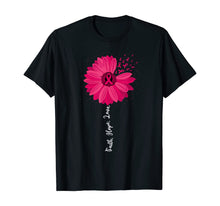 Load image into Gallery viewer, Faith Hope Love Pink Ribbon Daisy Flower : Breast Cancer T-Shirt 73573
