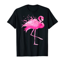 Load image into Gallery viewer, Flamingo Pink Ribbon Breast cancer Awareness Gift shirt 117805
