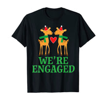 Load image into Gallery viewer, Funny shirts V-neck Tank top Hoodie sweatshirt usa uk au ca gifts for Christmas Engagement We&#39;re Engaged Reindeer Gifts T-Shirt 1115371
