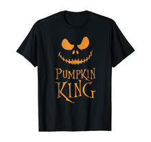 Load image into Gallery viewer, Jack O Lantern Pumpkin King Christmas and Halloween T-shirt 130787
