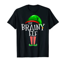 Load image into Gallery viewer, The Brainy Elf Group Matching Family Christmas Gift Smart T-Shirt

