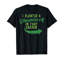 Load image into Gallery viewer, St Patricks Day Pregnancy Dad Planted Shamrock Baby Men T-Shirt-138757
