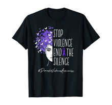 Load image into Gallery viewer, Stop Violence End Silence T-Shirt Domestic Violence Support T-Shirt 97589

