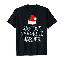 Load image into Gallery viewer, Funny shirts V-neck Tank top Hoodie sweatshirt usa uk au ca gifts for Santa&#39;s Favorite Barber Christmas Funny Gift T-Shirt 1275839
