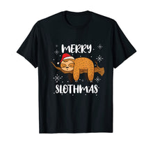 Load image into Gallery viewer, Funny shirts V-neck Tank top Hoodie sweatshirt usa uk au ca gifts for Merry Slothmas Funny Sloth Christmas Outfit For Sloth Lovers T-Shirt 357796
