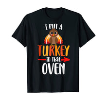 Load image into Gallery viewer, Funny shirts V-neck Tank top Hoodie sweatshirt usa uk au ca gifts for Mens Funny Turkey dad Thanksgiving pregnancy announcement T-Shirt 121274
