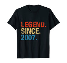 Load image into Gallery viewer, Legend Since 2007 Years Old Gifts 13th Birthday TShirt91040
