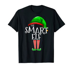 The Smart Elf Family Matching Group Christmas Gift Holiday T-Shirt